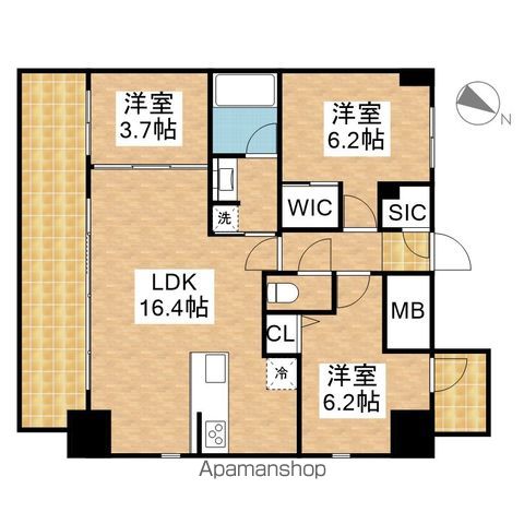 SーRESIDENCE名古屋菊井ALINEの間取り写真