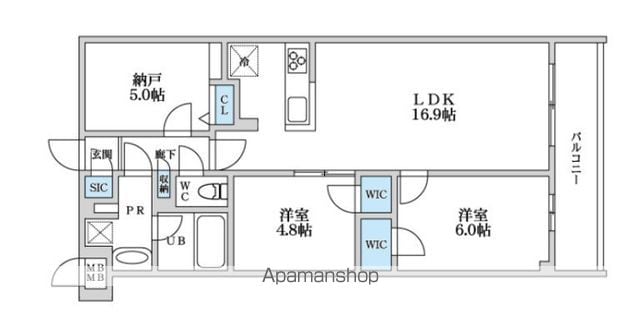 SーRESIDENCE富士見ヶ丘AFFORDの間取り写真