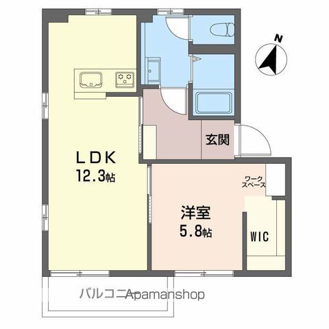 フレグランスたけくらDEF棟の間取り写真