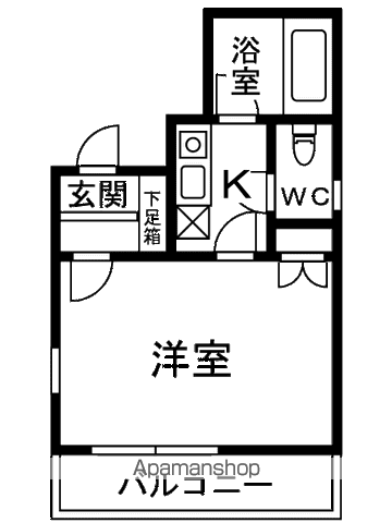 シャルマンフジ諏訪の森の間取り写真