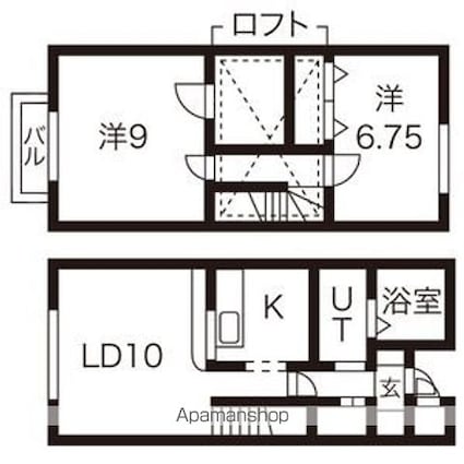 ＲＩＳＥ（ライズ）Ｂ[2LDK/73.17m2]の間取図