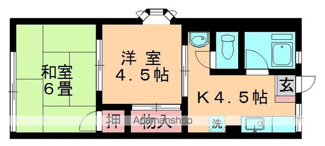 シティハイムタジマの間取り写真