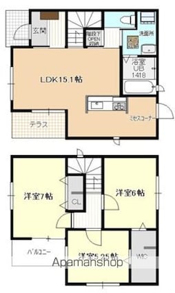 平中町３１２ＫＯＤＡＴＥＸⅣ－Ｃ[3LDK/81.17m2]の間取図