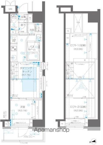 ＺＯＯＭ新宿御苑前の間取り