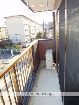 ＡＢＩＤＥ[1K/34.4m2]のバルコニー