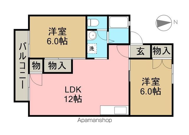 メゾンブローニュの間取り写真
