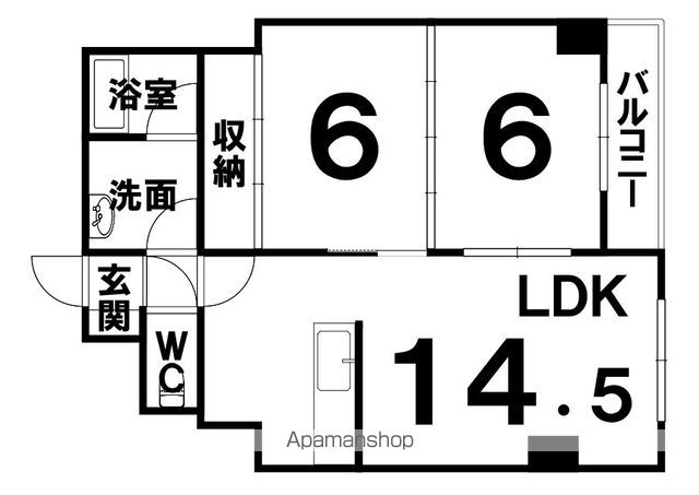 ベルピア18の間取り写真