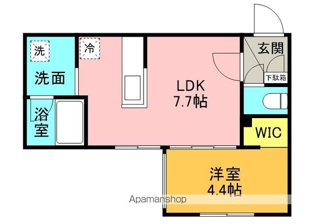 FLAP福住 仮)月寒東1−11MS A棟の間取り写真