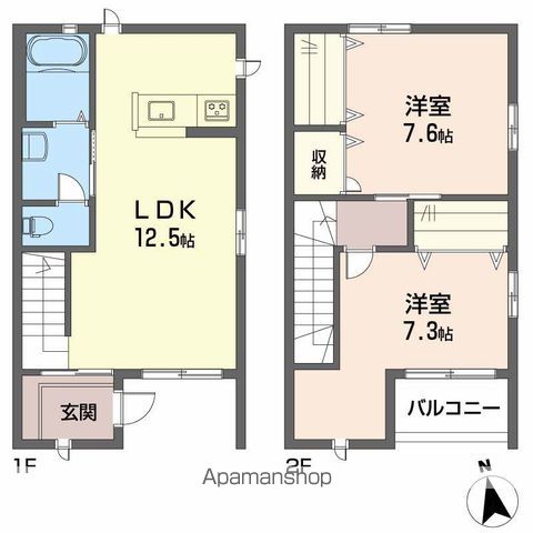 ピースフル岩崎の間取り写真