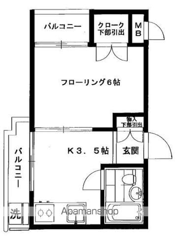 マック吉祥寺コートの間取り写真