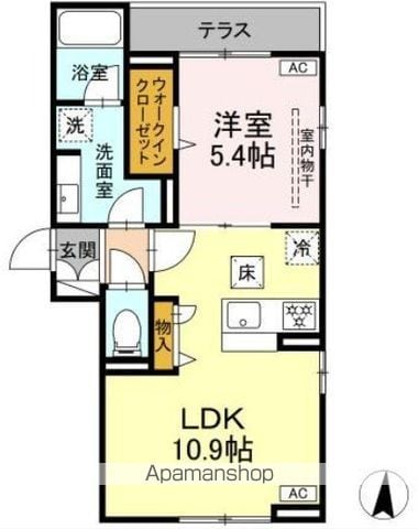 DーKOWARIの間取り写真
