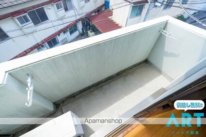 パステルハイツ[1K/26.22m2]のバルコニー