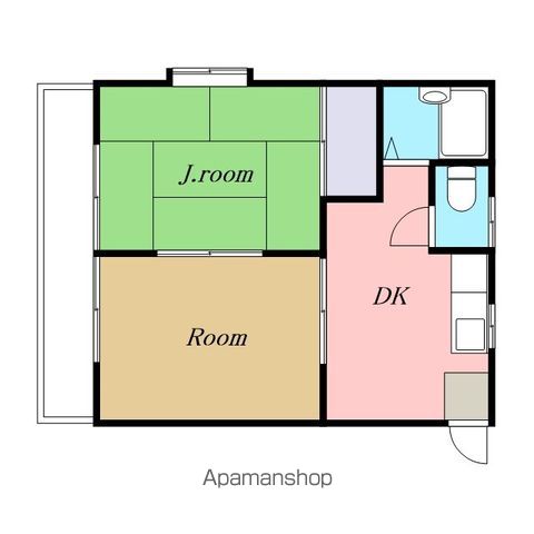 ヴィラ金森の間取り写真