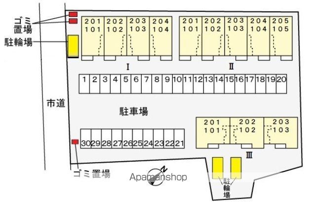 グランドール東金　Ⅰ 103 ｜ 千葉県東金市北之幸谷4-1（賃貸アパート1LDK・1階・50.05㎡） その24