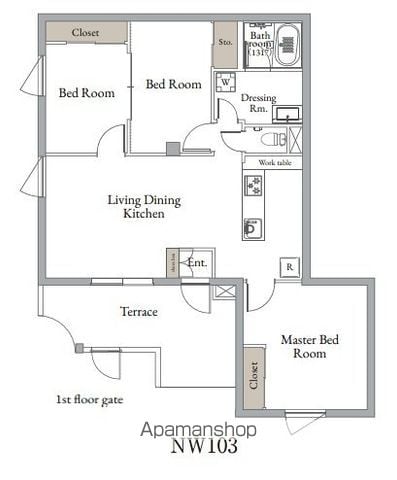 間取り：213142311300