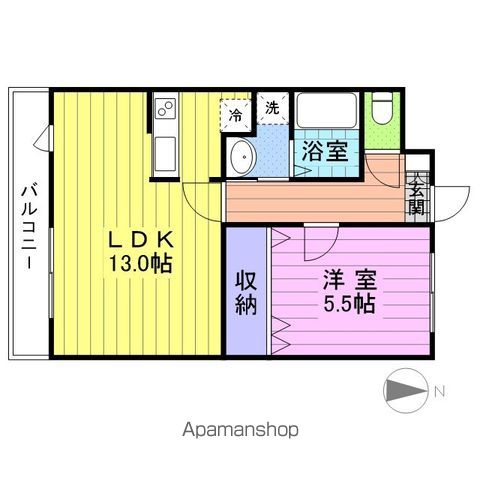 AMEX泉中央の間取り写真