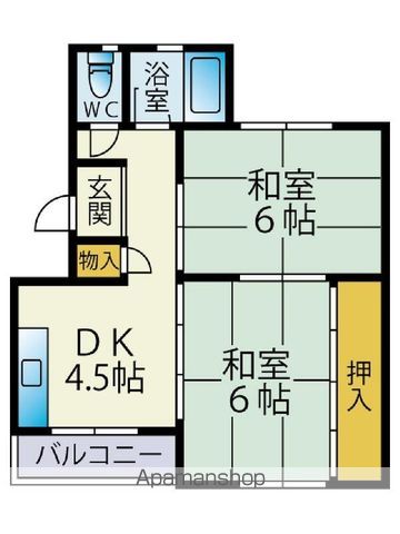 都府楼14棟の間取り写真