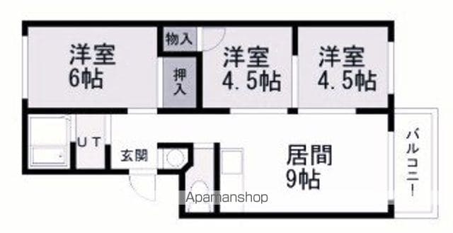 クレア栄通2号棟の間取り写真
