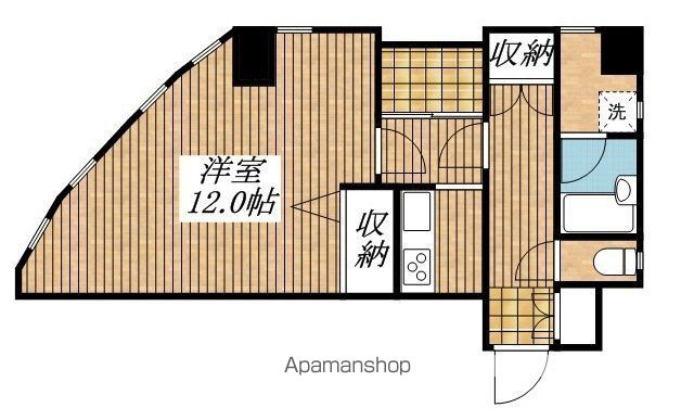 立川市柴崎町のマンションの間取り