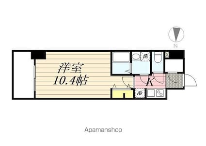 ＳーＲＥＳＩＤＥＮＣＥ岐阜駅[1K/29.55m2]の間取図