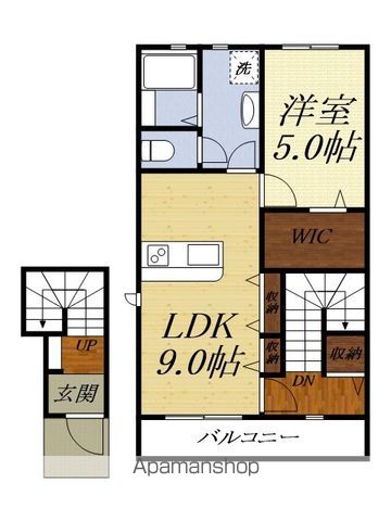 LOTUS八幡の間取り写真
