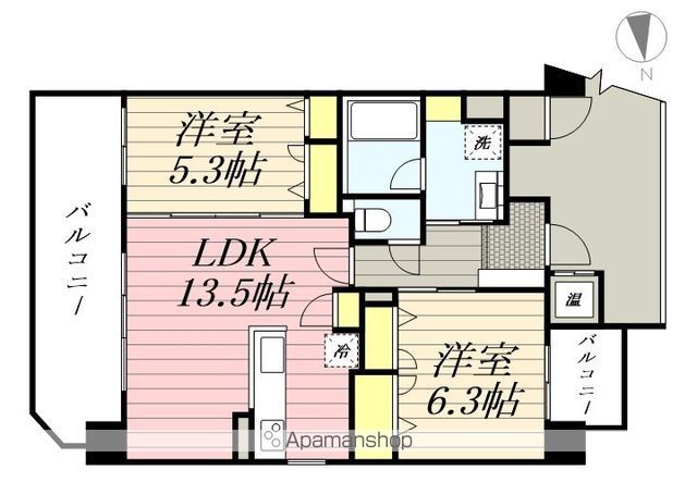 那珂川ヒルズの間取り写真