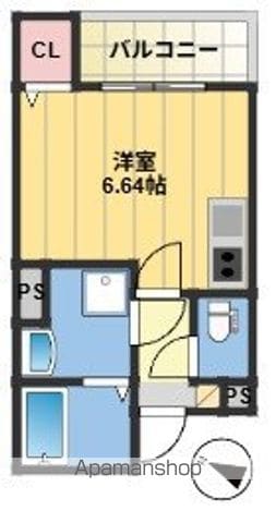 THE NOBLES紫の間取り写真