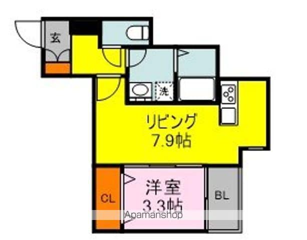 HALE LEA春日の間取り写真