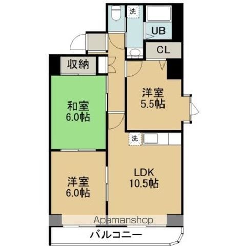 メゾンパティオリーブル豊川の間取り写真