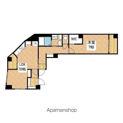 藤田ビル[1LDK/56.51m2]の間取図