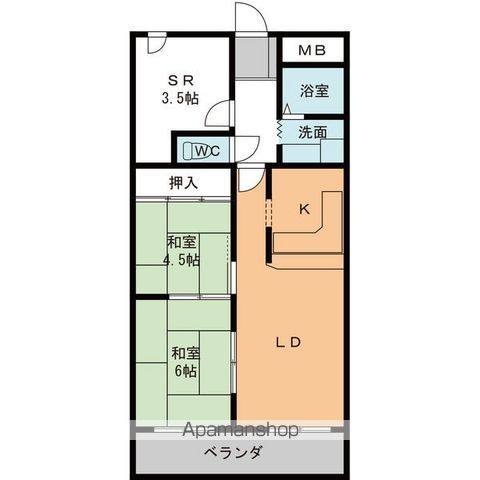 メゾン太平洋の間取り写真