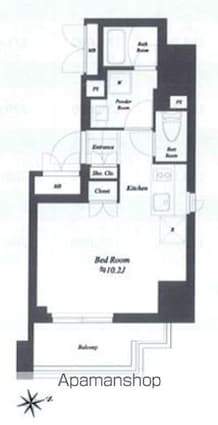 ＴＨＥ　ＧＡＴＥＨＯＵＳＥ　浅草雷門[1R/26.15m2]の間取図