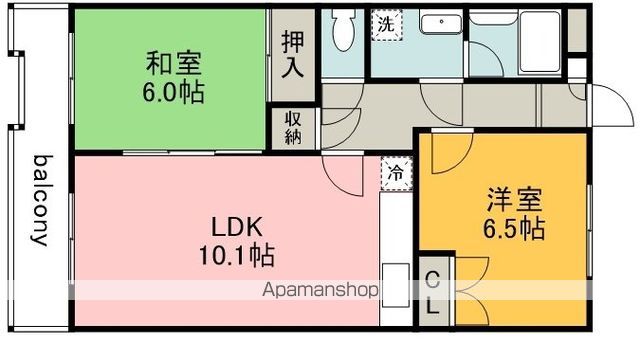 ローズマンション白糸台第3の間取り写真