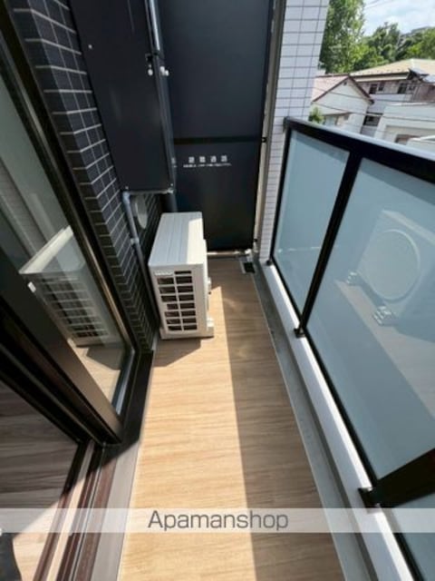 東京都中野区江原町２丁目[1K/25.52m2]のバルコニー