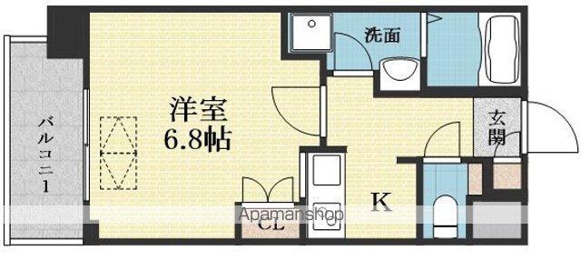 カスターニャ三国本町の間取り写真