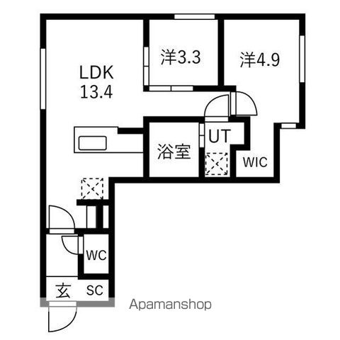 RUMO LUEBの間取り写真