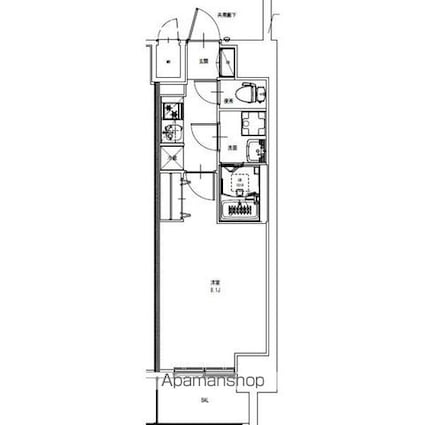 ＳーＲＥＳＩＤＥＮＣＥ堀田駅前ｆｕｔｕｒ（フチュール）[1K/25.23m2]の間取図