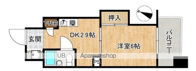ダイアパレス宝町の間取り写真