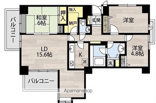ダイアパレス水島町の間取り写真