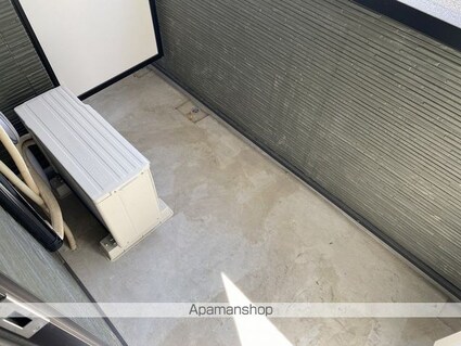 ＭＥＬＤＩＡ福生Ⅲ[1K/27.33m2]のバルコニー