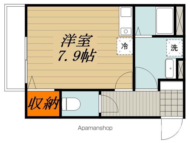 【世田谷区給田のアパートの間取り】