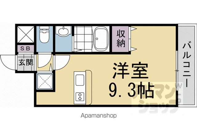 EXCEED御所東の間取り写真