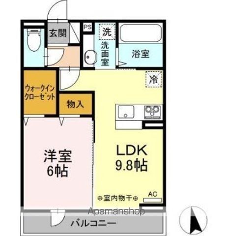 ボヌール西武立川の間取り写真