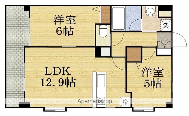 サンティール三鷹サウスウイングの間取り