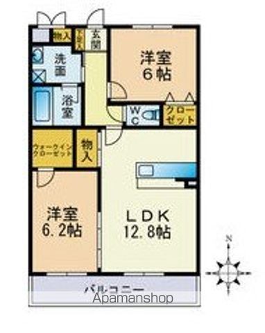 アロー上古賀の間取り