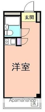 和歌山県和歌山市九番丁[1R/27m2]の間取図