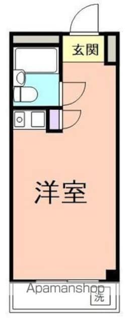 和歌山県和歌山市九番丁[1R/27m2]の間取図