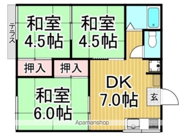 ＲＥＲＯＯＭ０３（ファミリア香椎）の間取り