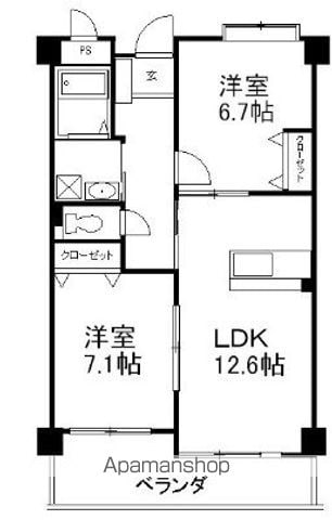 第５元木ビルの間取り