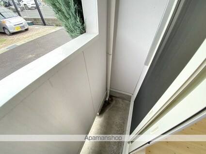 メゾンドショコラ　ドゥ[1K/20.2m2]のバルコニー